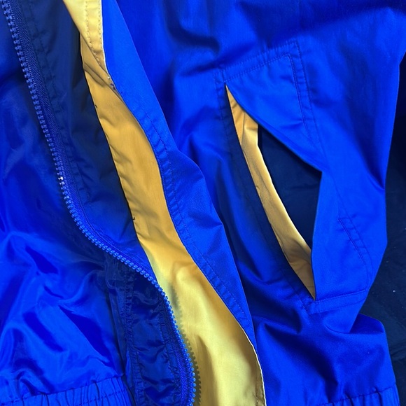 Vintage Minolta Camera Windbreaker Jacket - Blue and Yellow Size XL - Picture 4 of 6